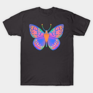 Groovy Retro Butterfly - Trippy Art T-Shirt